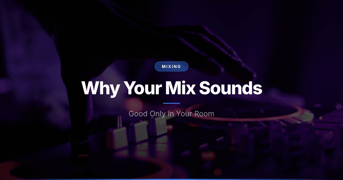 Why Your Mix Sounds Good Only in Your Room